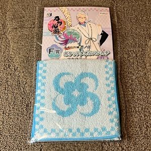 FuRyu Touken Ranbu Minna no Kuji Pocket Towel Handkerchief Tomoegata Naginata